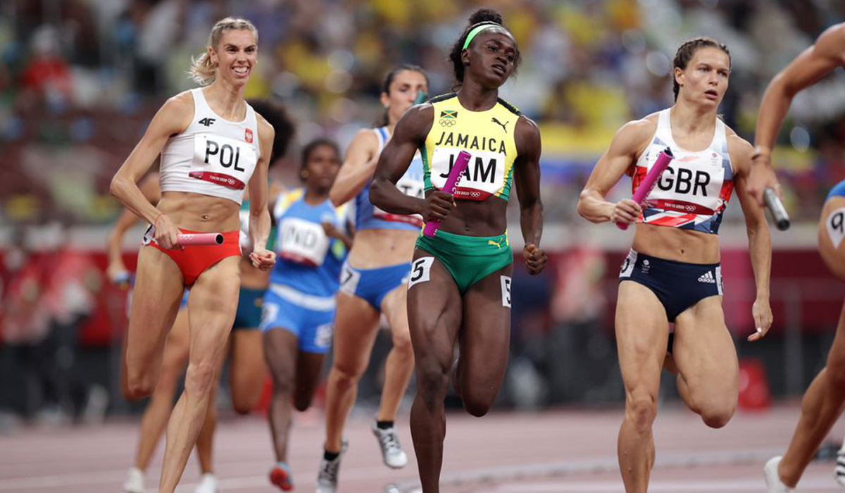 Athletics-Poland top 4x400 mixed relay heats as U.S. disqualified